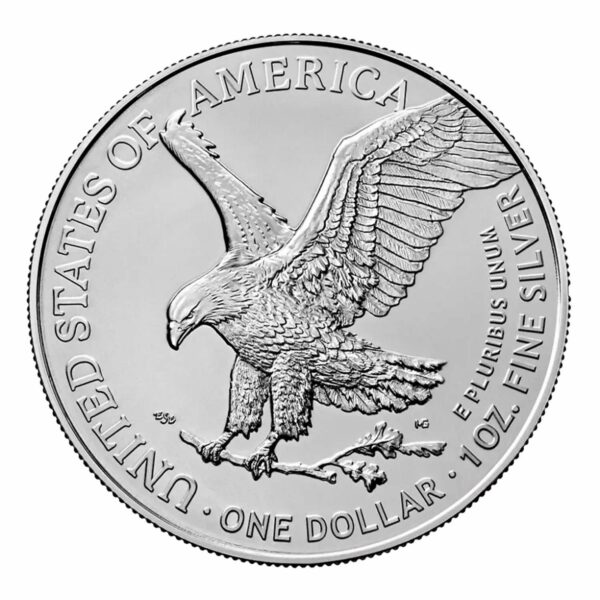 1oz silver coin American Eagle 2023 obverse