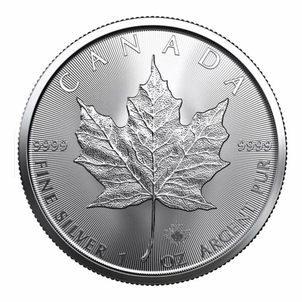 1oz Silbermünze Maple Leaf 2023 Rückseite