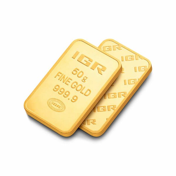 50g gold bar IGR